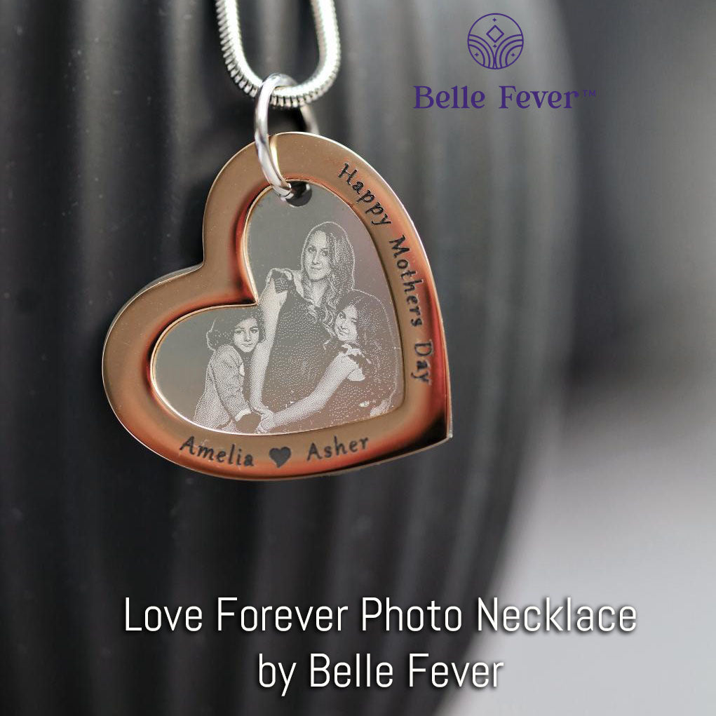 Love Forever Photo Necklace by Belle Fever