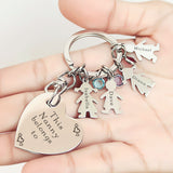 Kids Love Heart Keyring (One charm is included)