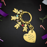 Kids Love Heart Keyring (One charm is included)