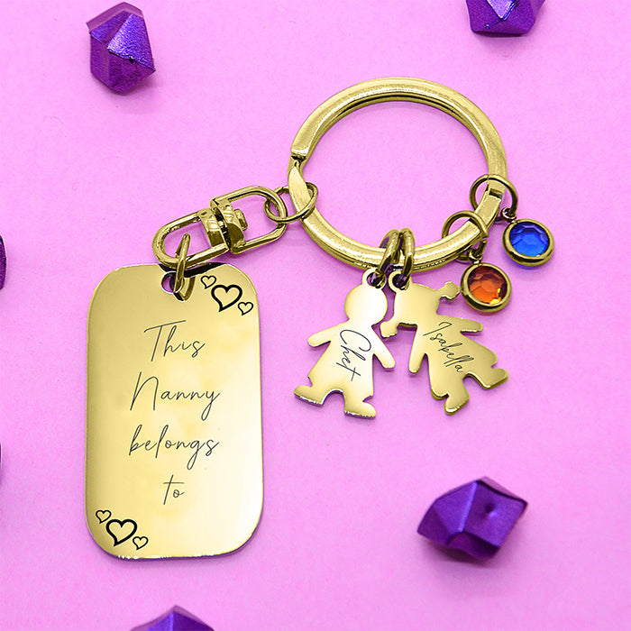Kids Love Handwriting Keyring Tag (One charm is included)