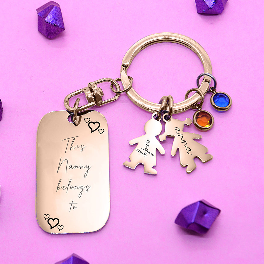 Kids Love Handwriting Keyring Tag (One charm is included)