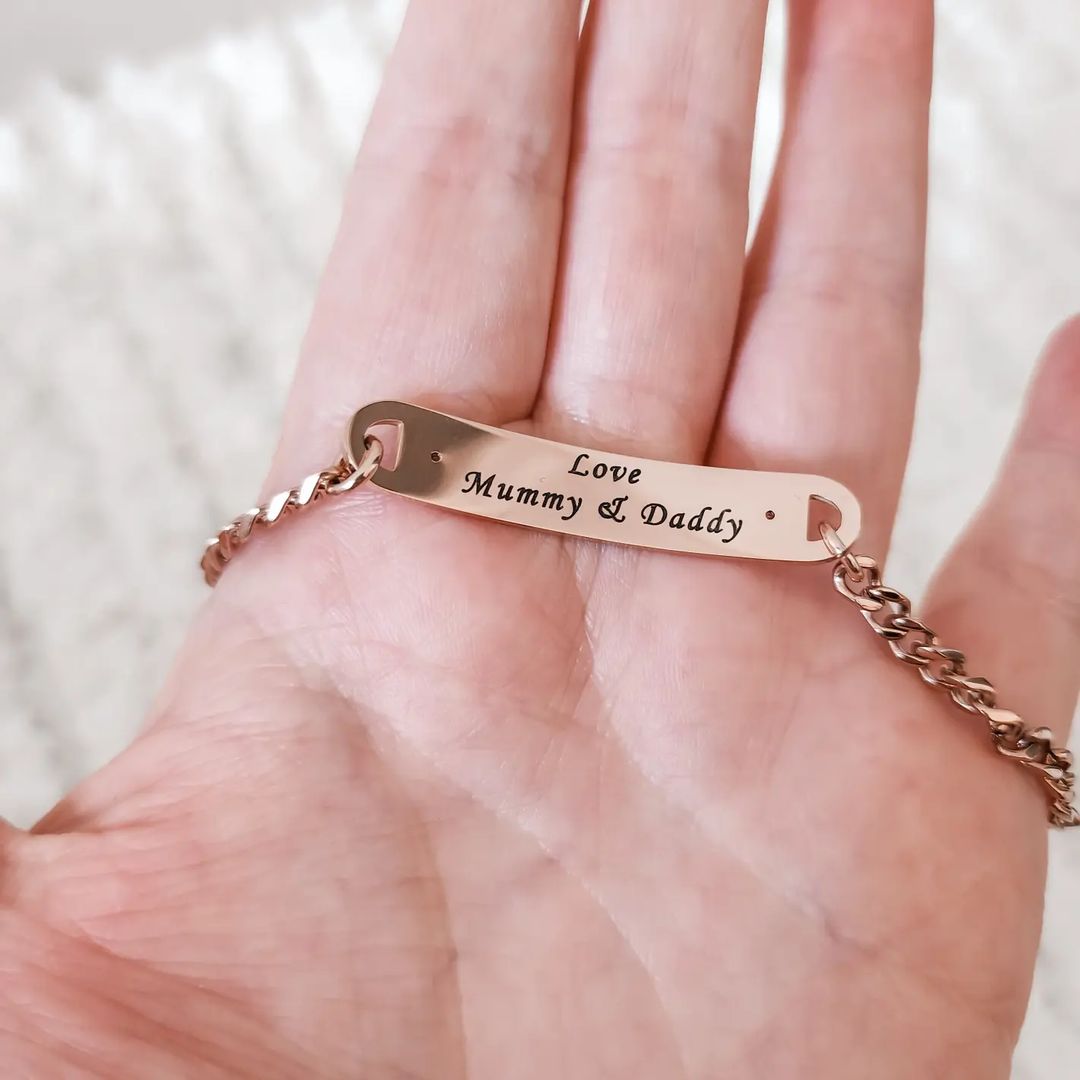 Personalised Bracelet gift for daughter by Belle Fever