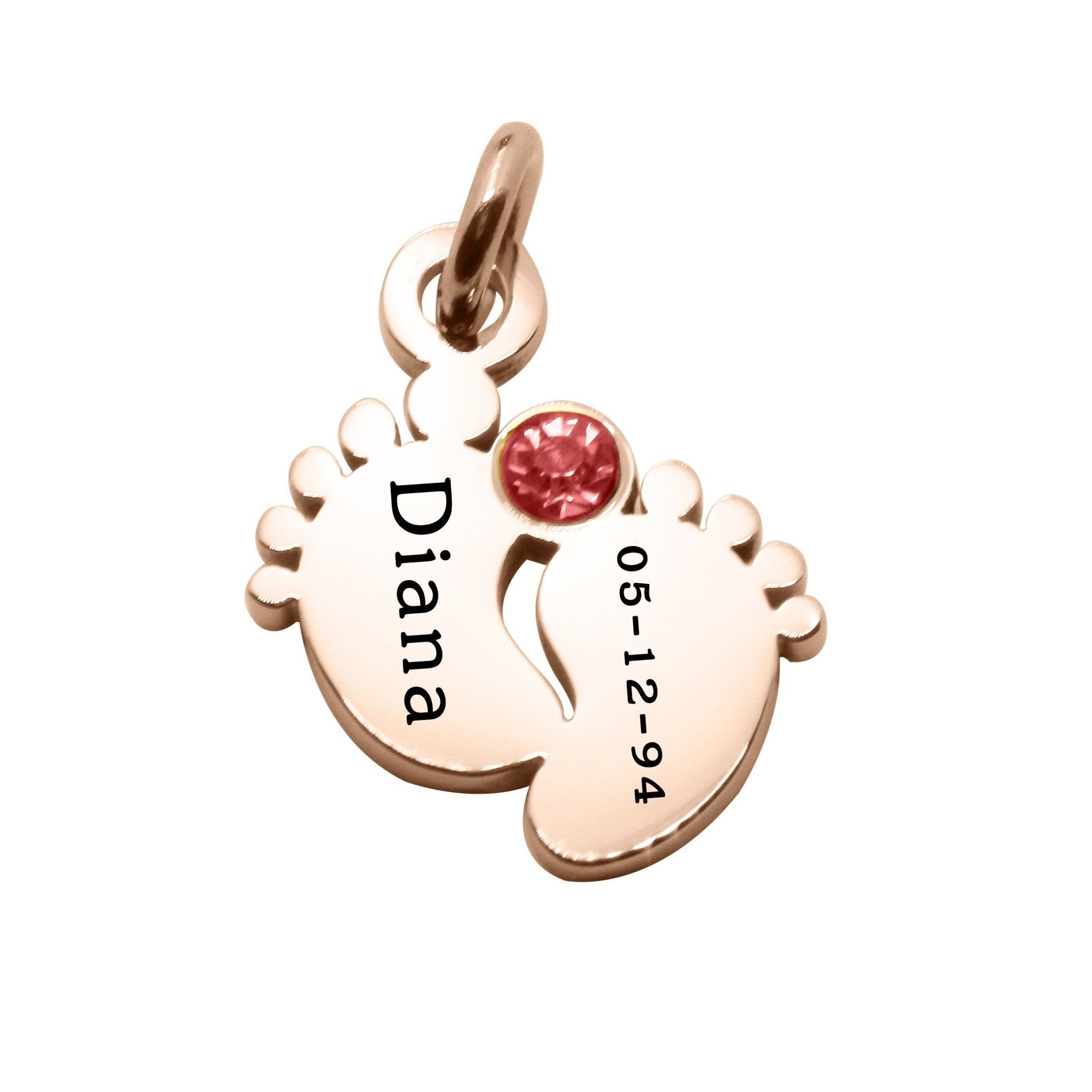 ADDITIONAL Feet Birthstone for Cant Be Replaced Necklace - Extras