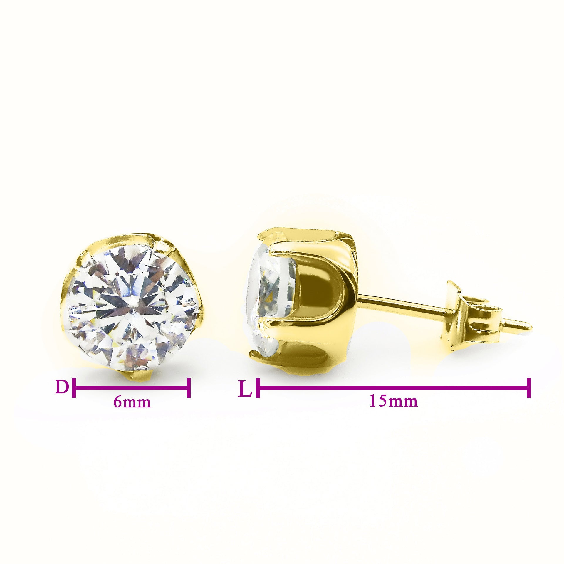 AddOn Special - Round Stud Earrings - AddOn Special