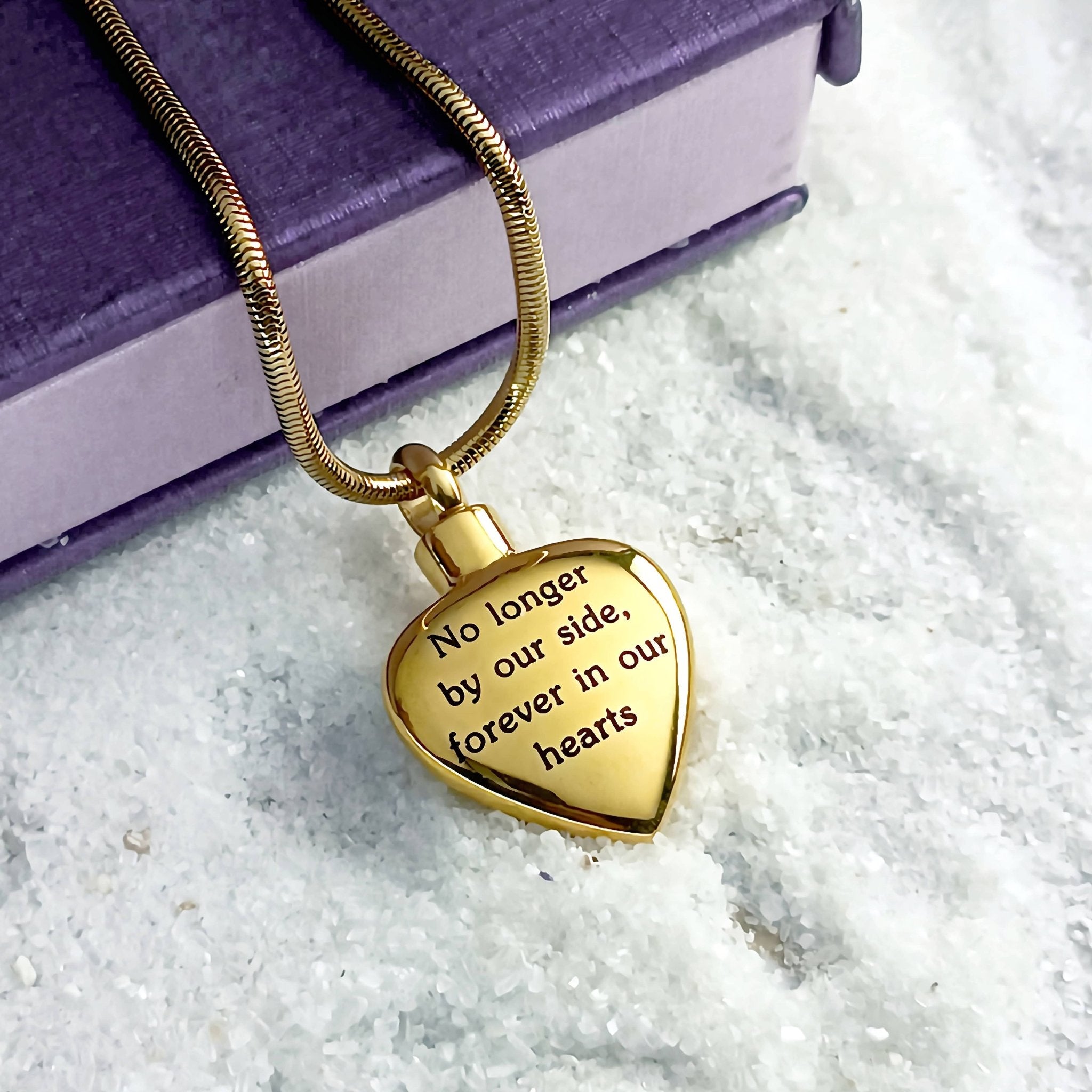 Always Love Cremation Necklace - Memorial & Cremation Jewellery by Belle Fever