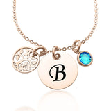 Always There Initial Personalised Necklace - ARTI by Belle Fever