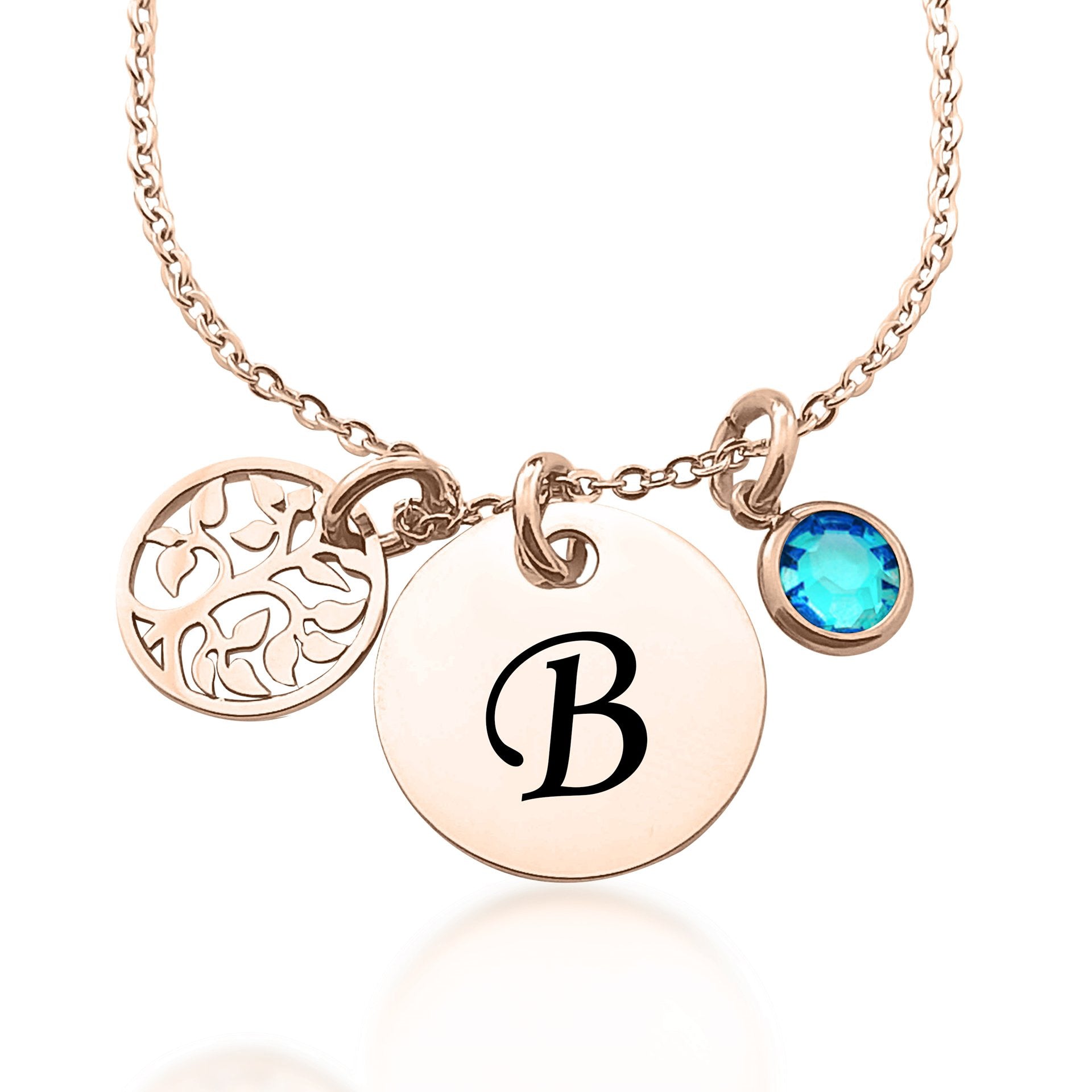 Always There Initial Personalised Necklace - ARTI by Belle Fever