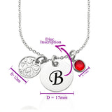 Always There Initial Personalised Necklace - ARTI by Belle Fever