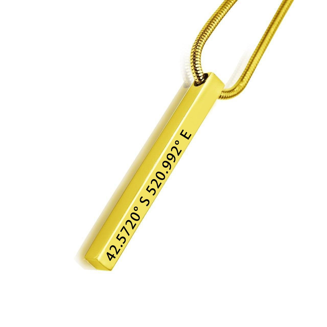 Bar Personalised Necklace - Mothers Jewellery by Belle Fever