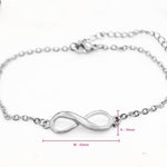 Belle Fever Infinity Bracelet/Anklet - Bangles & Bracelets by Belle Fever