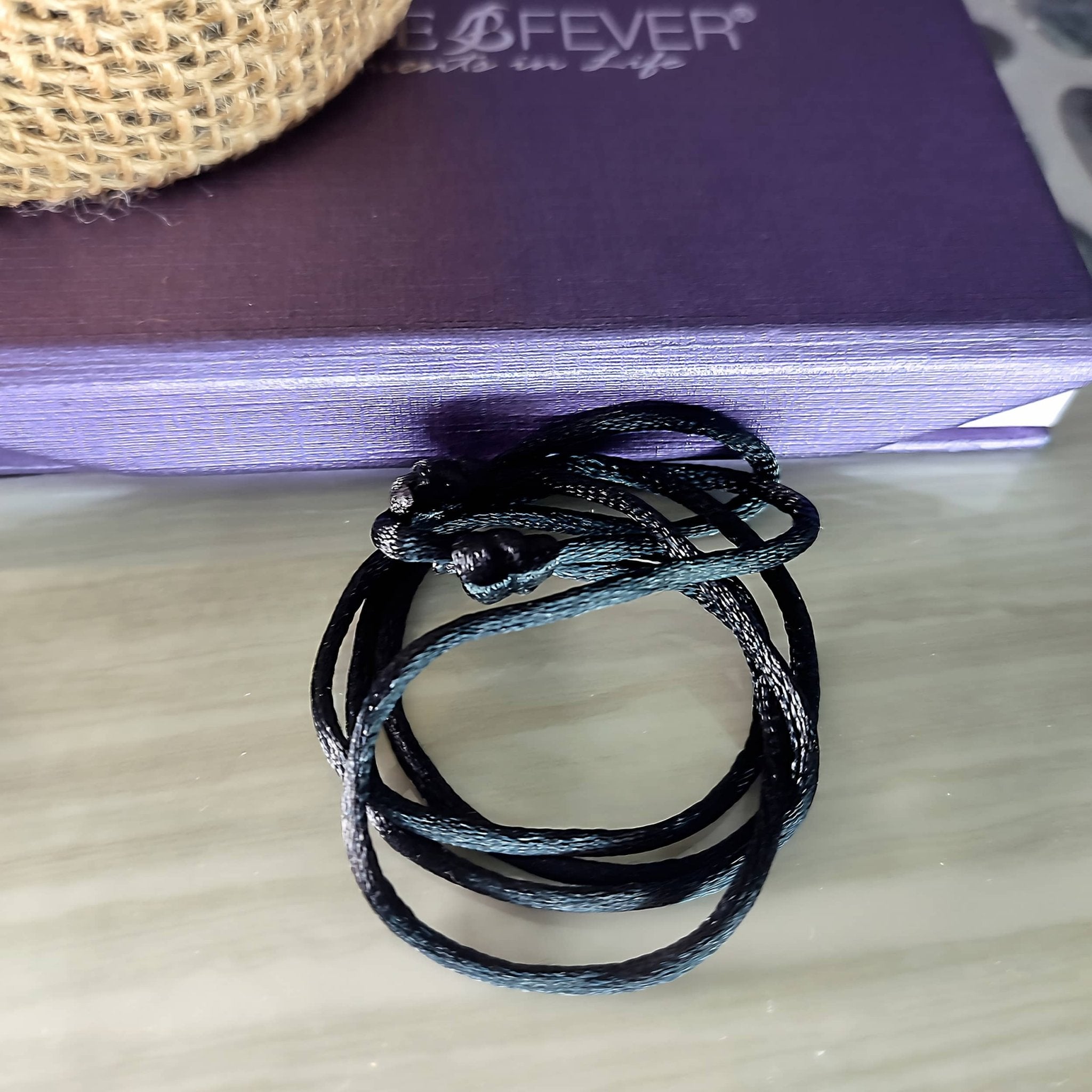 Black Satin Cord for Necklace - Chains by Belle Fever