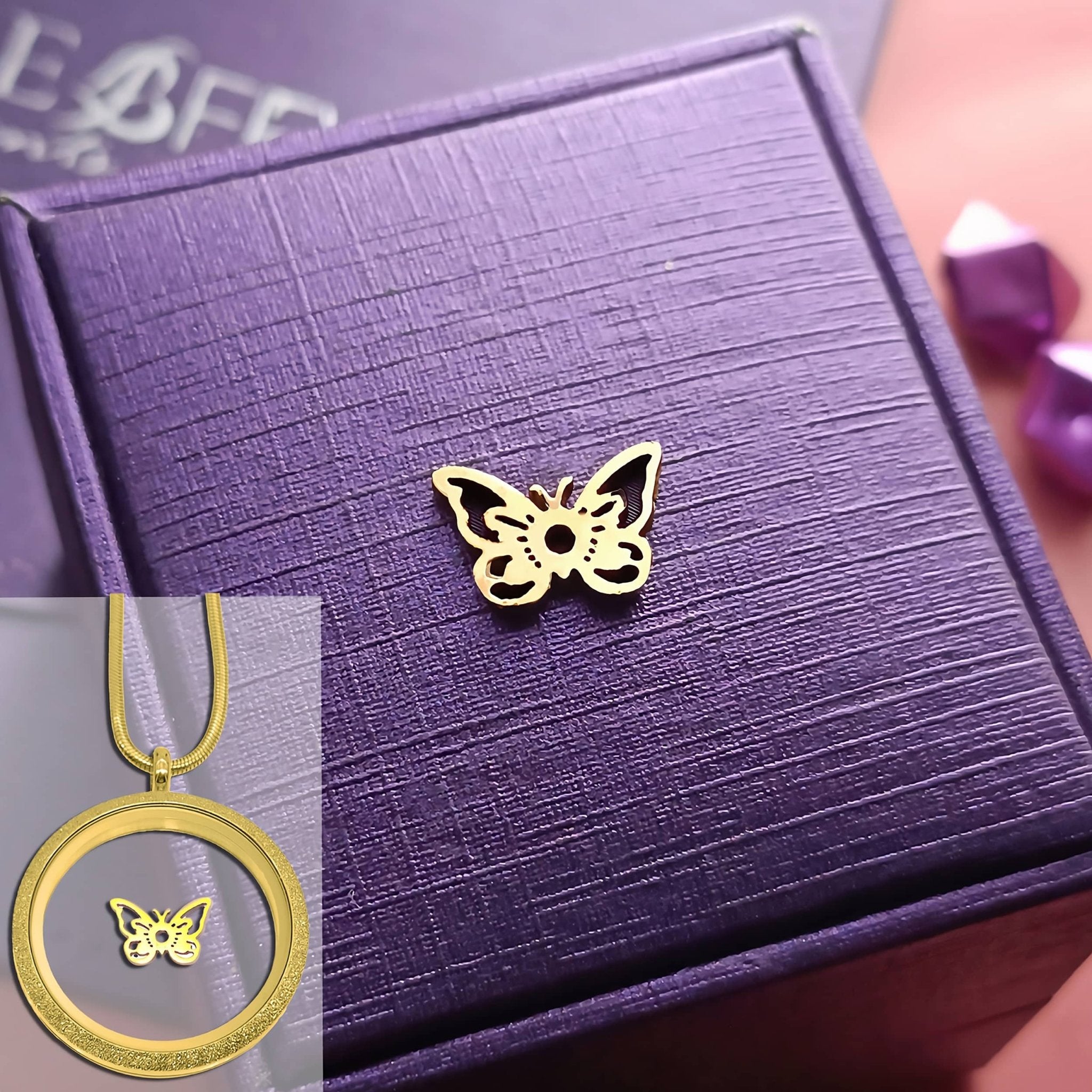 Butterfly Charm for Dream Locket - Floating Dream Lockets by Belle Fever