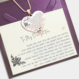 Carry You in My Heart Personalised Necklace - Memorial & Cremation Jewellery by Belle Fever