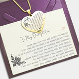 Carry You in My Heart Personalised Necklace - Memorial & Cremation Jewellery by Belle Fever
