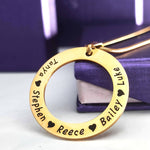 Circle of Trust Necklace - Mothers Jewellery by Belle Fever