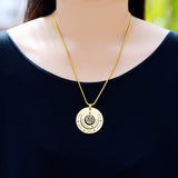 Circles of Loved Ones Tree Personalised Necklace - Family Tree Necklaces by Belle Fever
