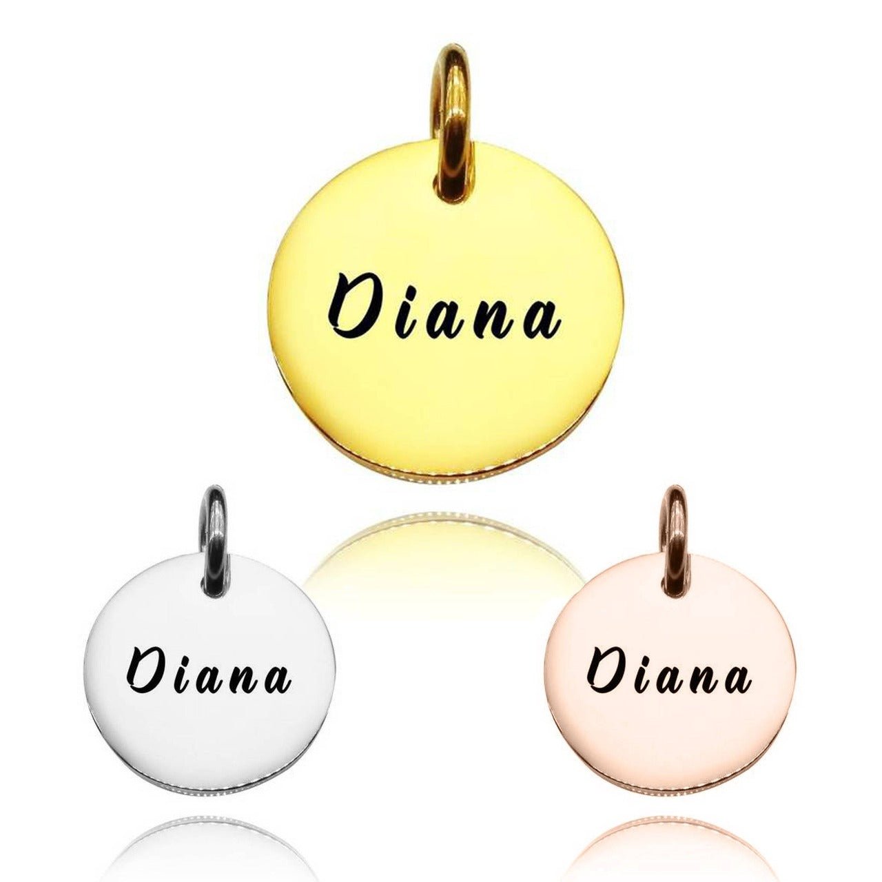 Disc Charm for Keyring - Keyrings by Belle Fever