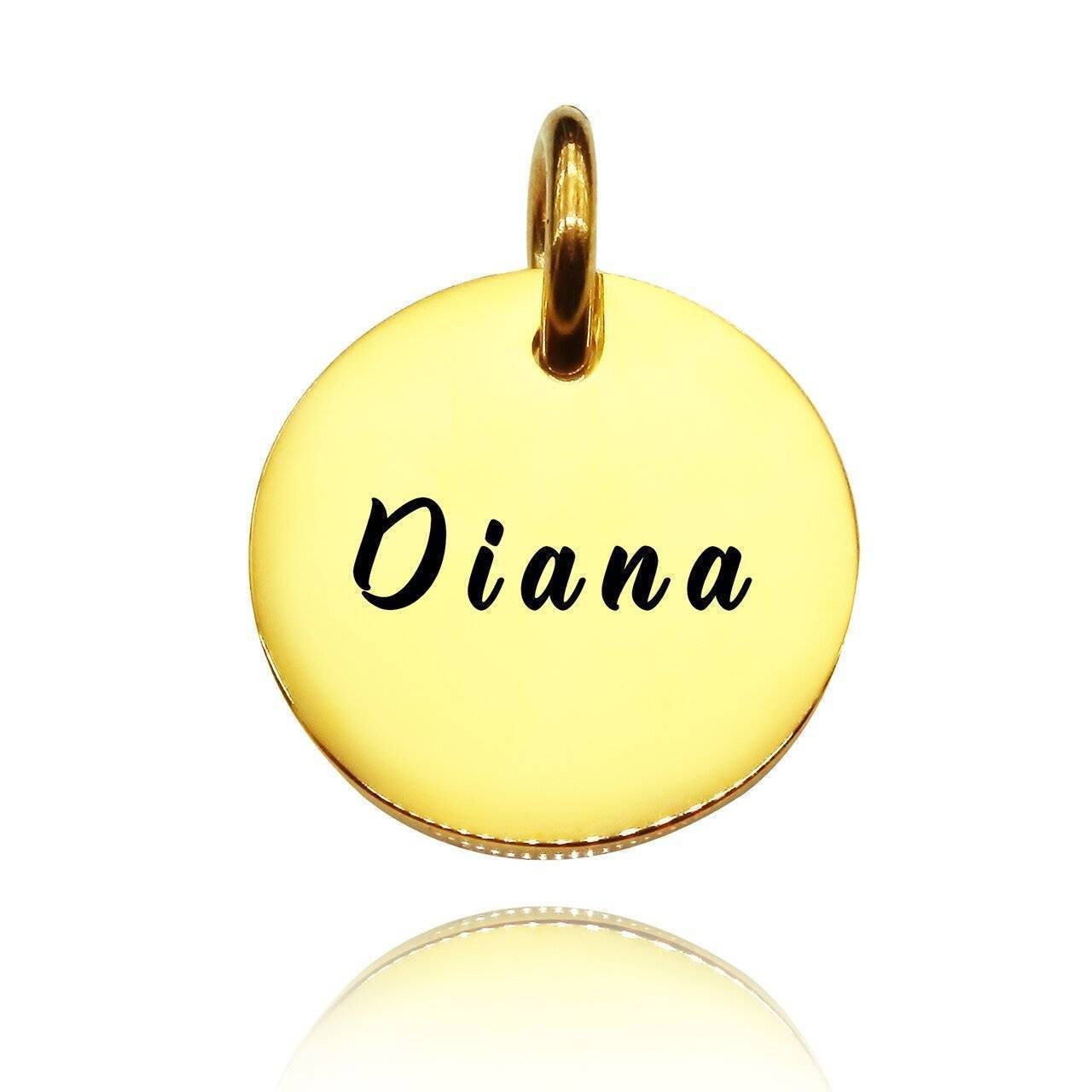 Disc Charm for Keyring - Keyrings by Belle Fever