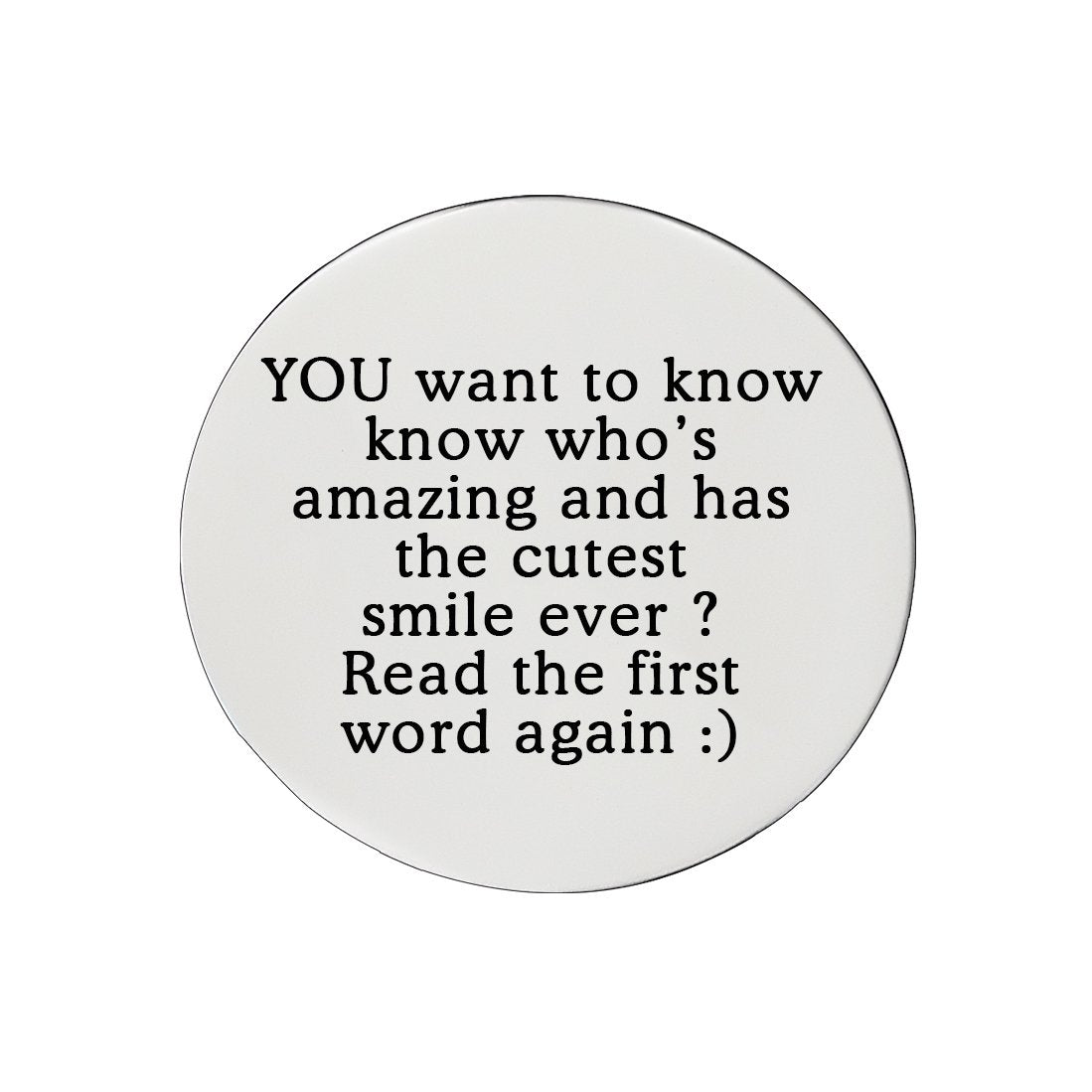 Disc Insert With Inscription for Dream Locket - Floating Dream Lockets by Belle Fever