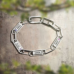 Endless Ties Name Bracelet (With Birthstone) - Endless Ties by Belle Fever