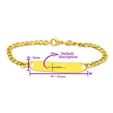 Faith Heart Tag Bracelet - Bangles & Bracelets by Belle Fever