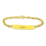 Faith Heart Tag Bracelet - Bangles & Bracelets by Belle Fever