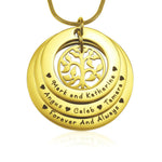 Family Triple Love Necklace - Family Tree Necklaces by Belle Fever