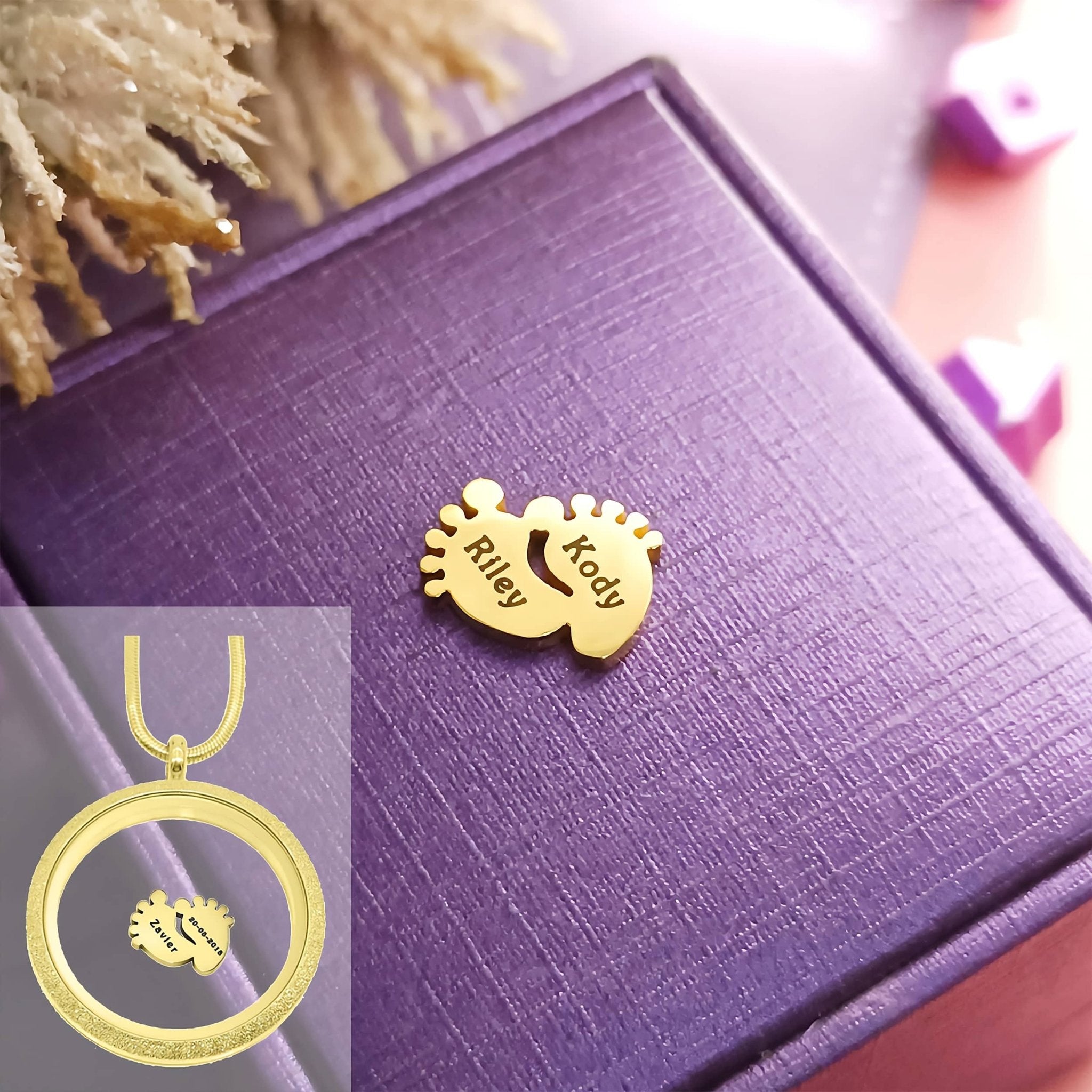 Feet Charm for Dream Locket - Floating Dream Lockets by Belle Fever