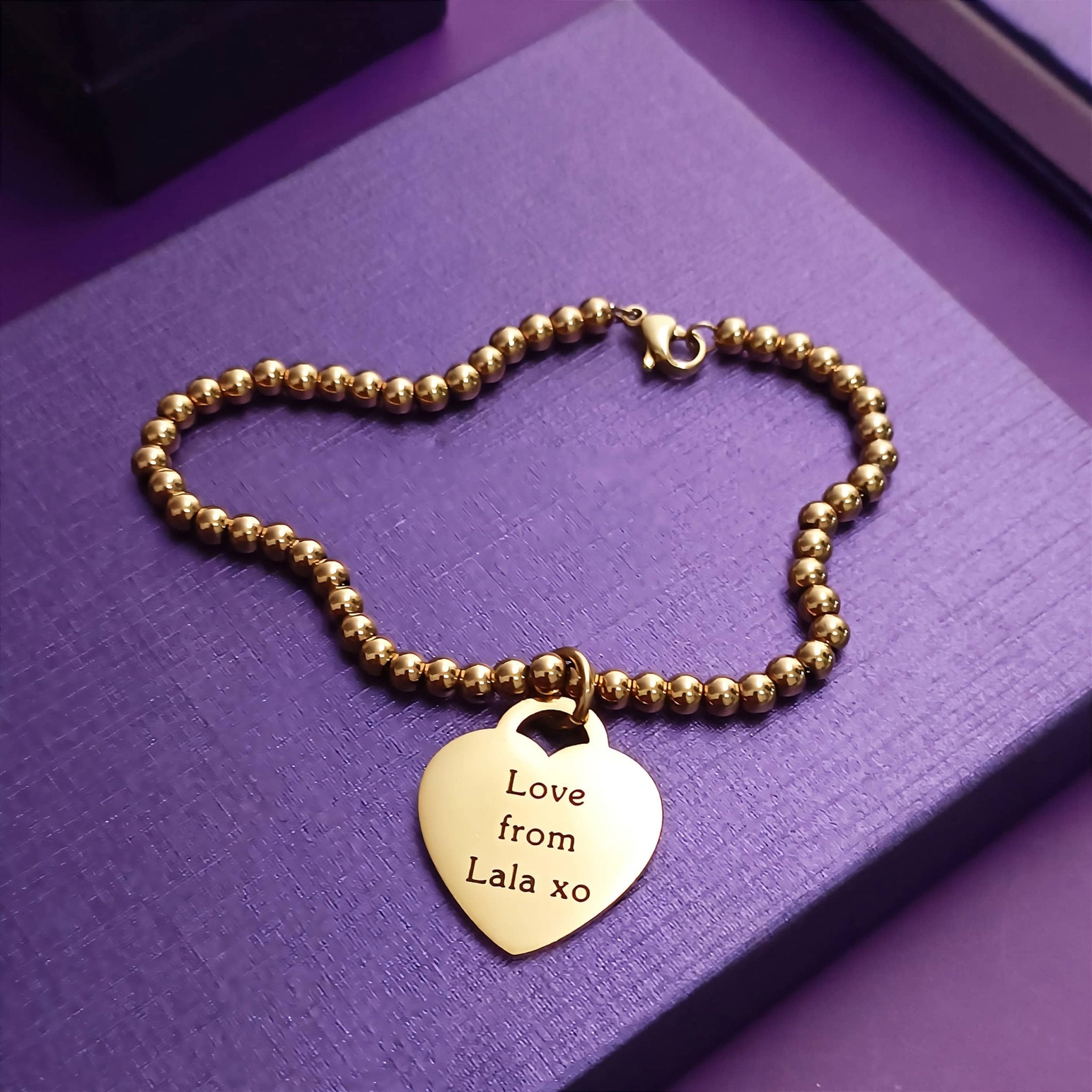 Forever In My Heart Charm Bracelet - Bangles & Bracelets by Belle Fever