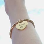 Forever In My Heart Charm Bracelet - Bangles & Bracelets by Belle Fever