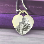 Forever in My Heart Photo Necklace - Photo Jewellery by Belle Fever