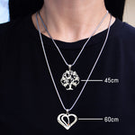 Heart Necklace - Always Here For You - Memorial & Cremation Jewellery by Belle Fever