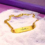 Inspirational Faith Bar Bracelet - Bangles & Bracelets by Belle Fever