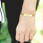 Inspirational Faith Bar Bracelet - Bangles & Bracelets by Belle Fever