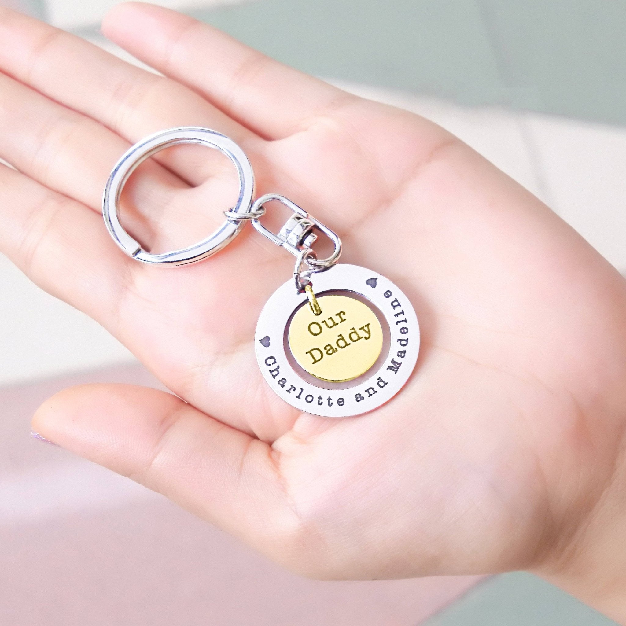 Keyring Washer Disc - Keyrings by Belle Fever