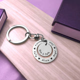 Keyring Washer Disc - Keyrings by Belle Fever