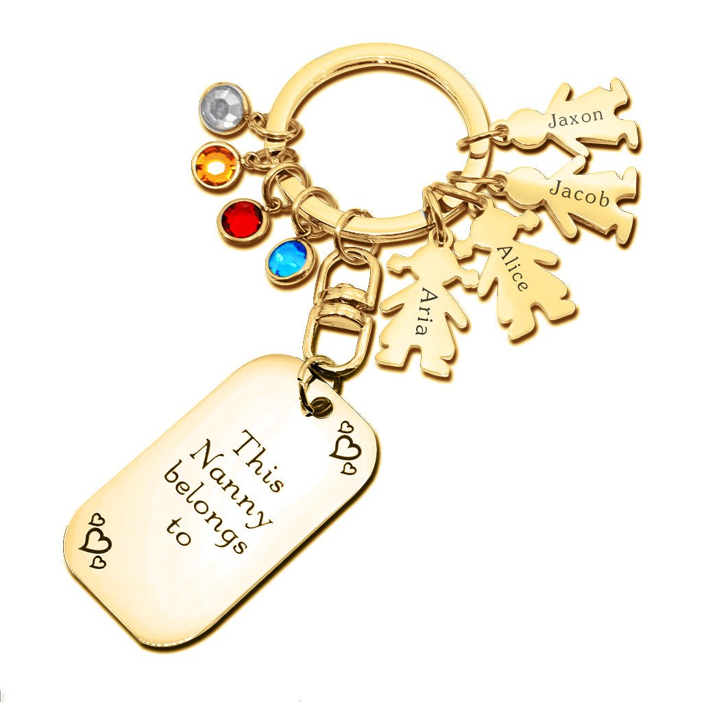 Kids Love Keyring Tag - (One charm is included) - Keyrings by Belle Fever