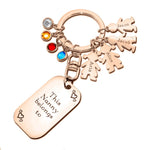 Kids Love Keyring Tag - (One charm is included) - Keyrings by Belle Fever