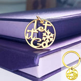 Let It Go Charm for Keyring - Keyrings by Belle Fever
