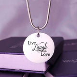 Live Laugh Love Necklace (Not Personalised) - Mothers Jewellery by Belle Fever