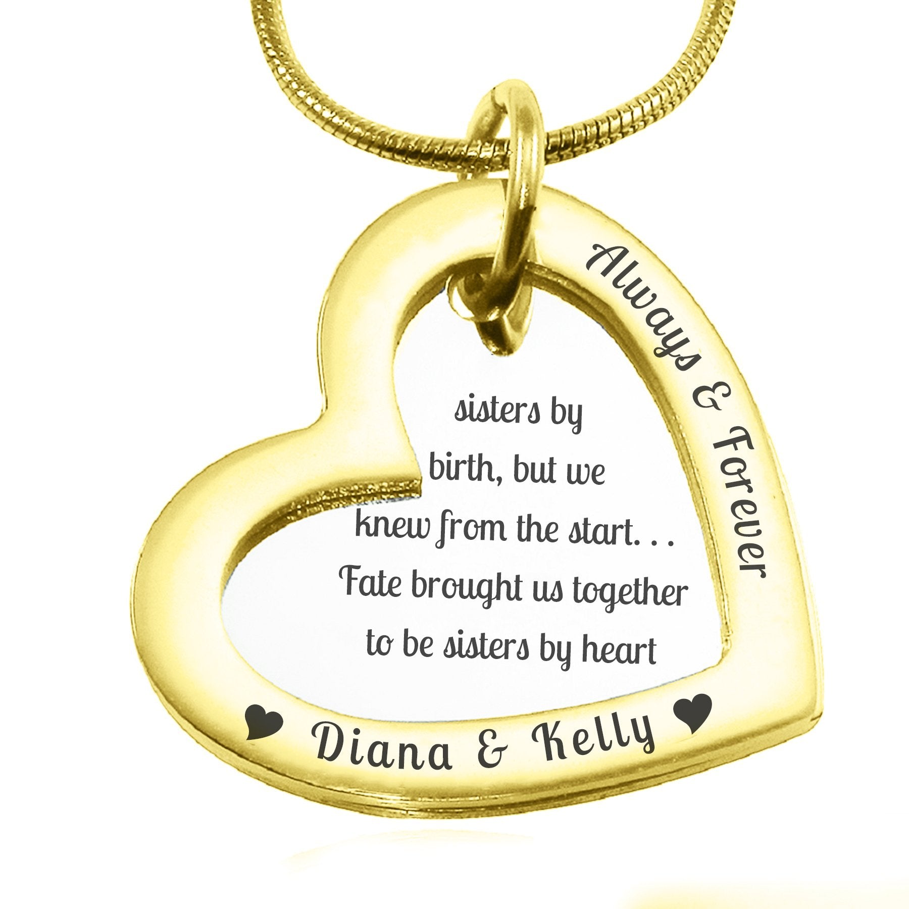 Love Forever Handwriting Necklace - Mothers Jewellery by Belle Fever