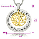 My Family Tree Necklace - Family Tree Necklaces by Belle Fever