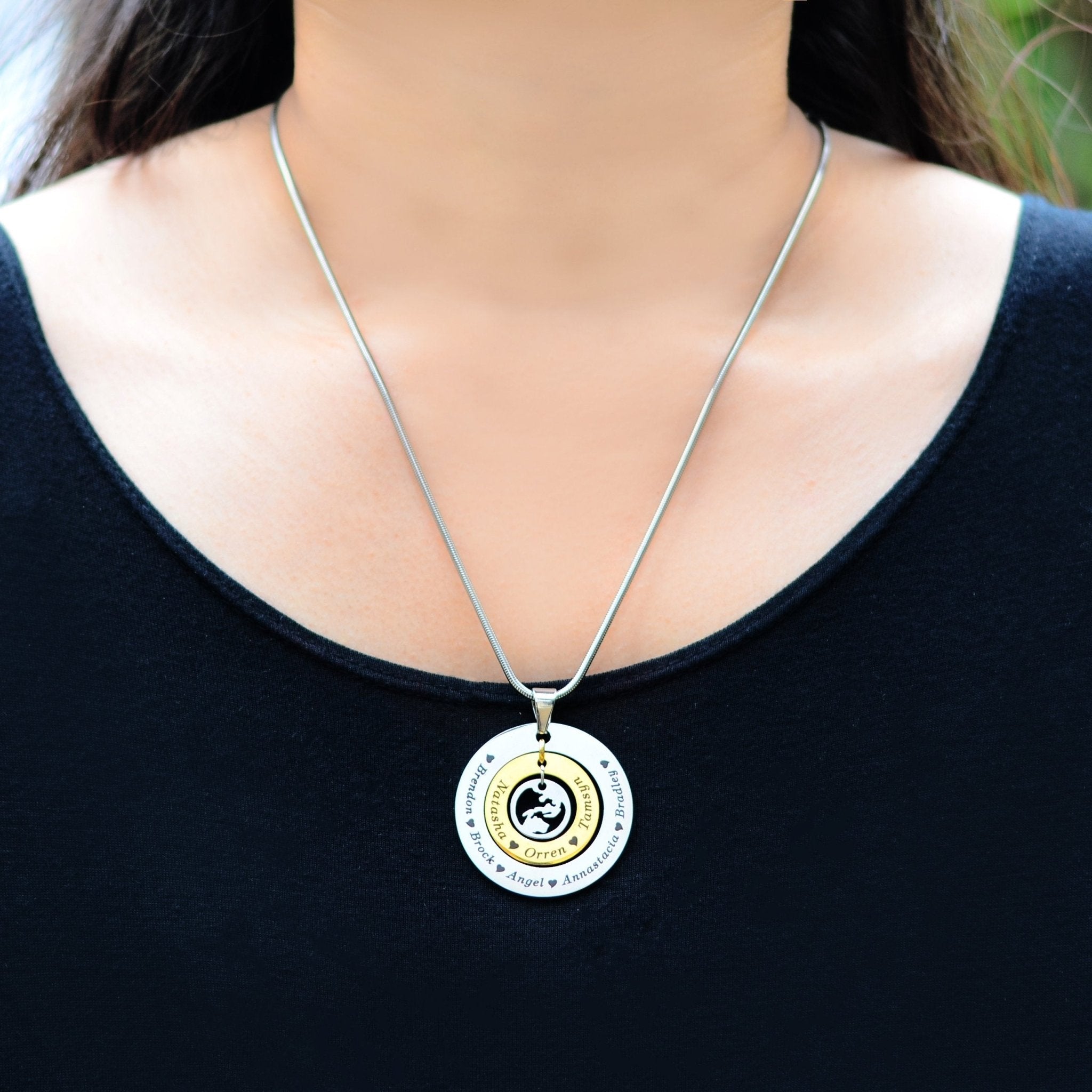 My World Necklace - Mothers Jewellery by Belle Fever