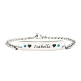 Personalised Birthstone Bracelet - Bangles & Bracelets by Belle Fever
