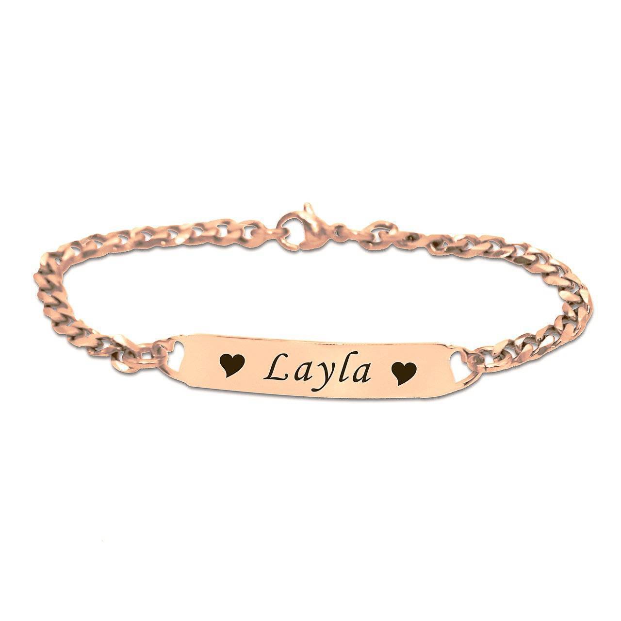 Personalised Heart Bracelet - Bangles & Bracelets by Belle Fever