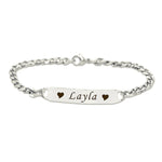 Personalised Heart Bracelet - Bangles & Bracelets by Belle Fever