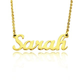 Personalised Name Necklace with Birthstone Options - Name Necklaces by Belle Fever