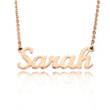 Personalised Name Necklace with Birthstone Options - Name Necklaces by Belle Fever
