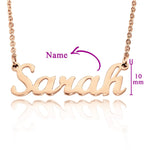 Personalised Name Necklace with Birthstone Options - Name Necklaces by Belle Fever