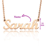 Personalised Name Necklace with Birthstone Options - Name Necklaces by Belle Fever